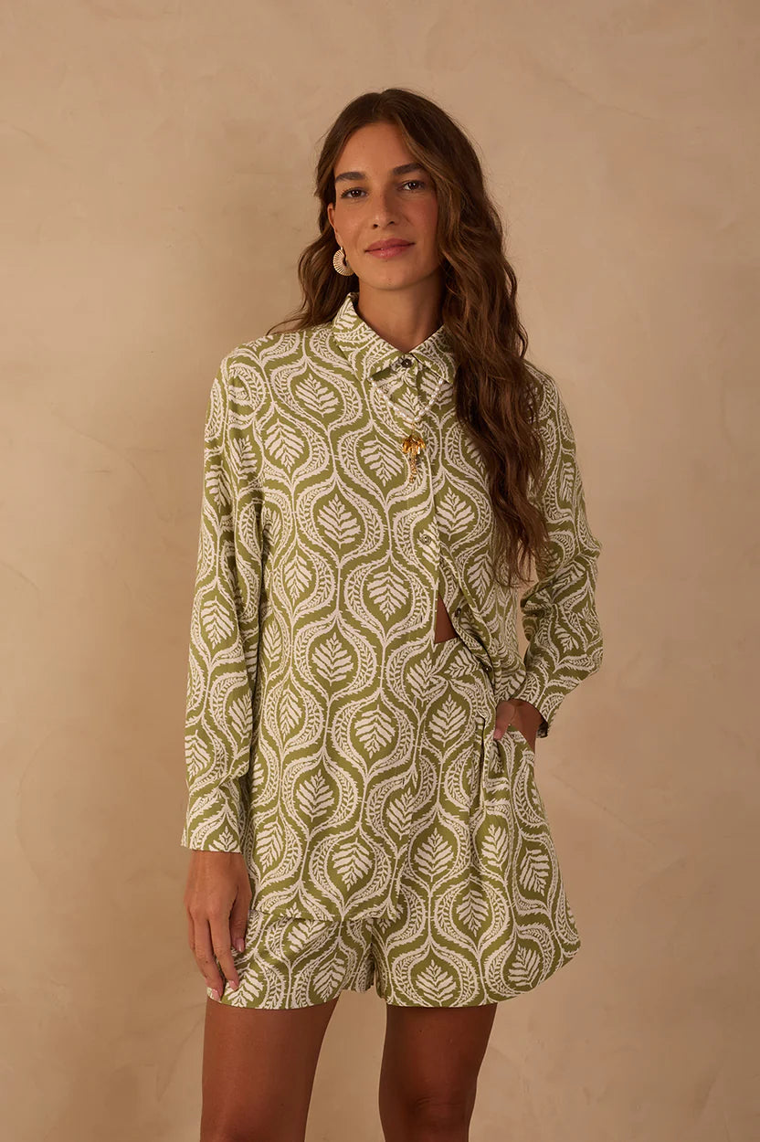 GARDEN IKAT SHIRT