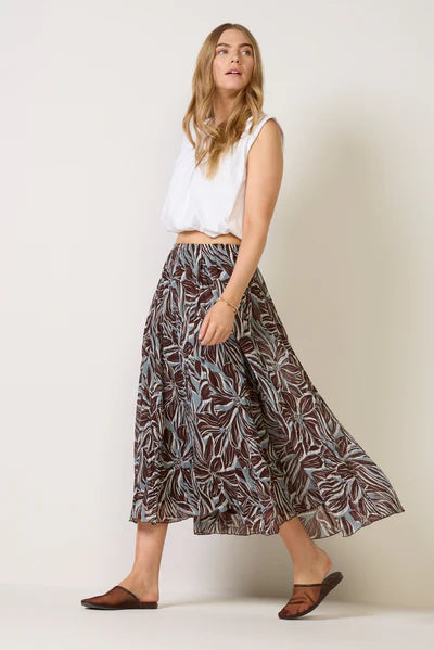 VICTORIA ZINN FLORAL SKIRT