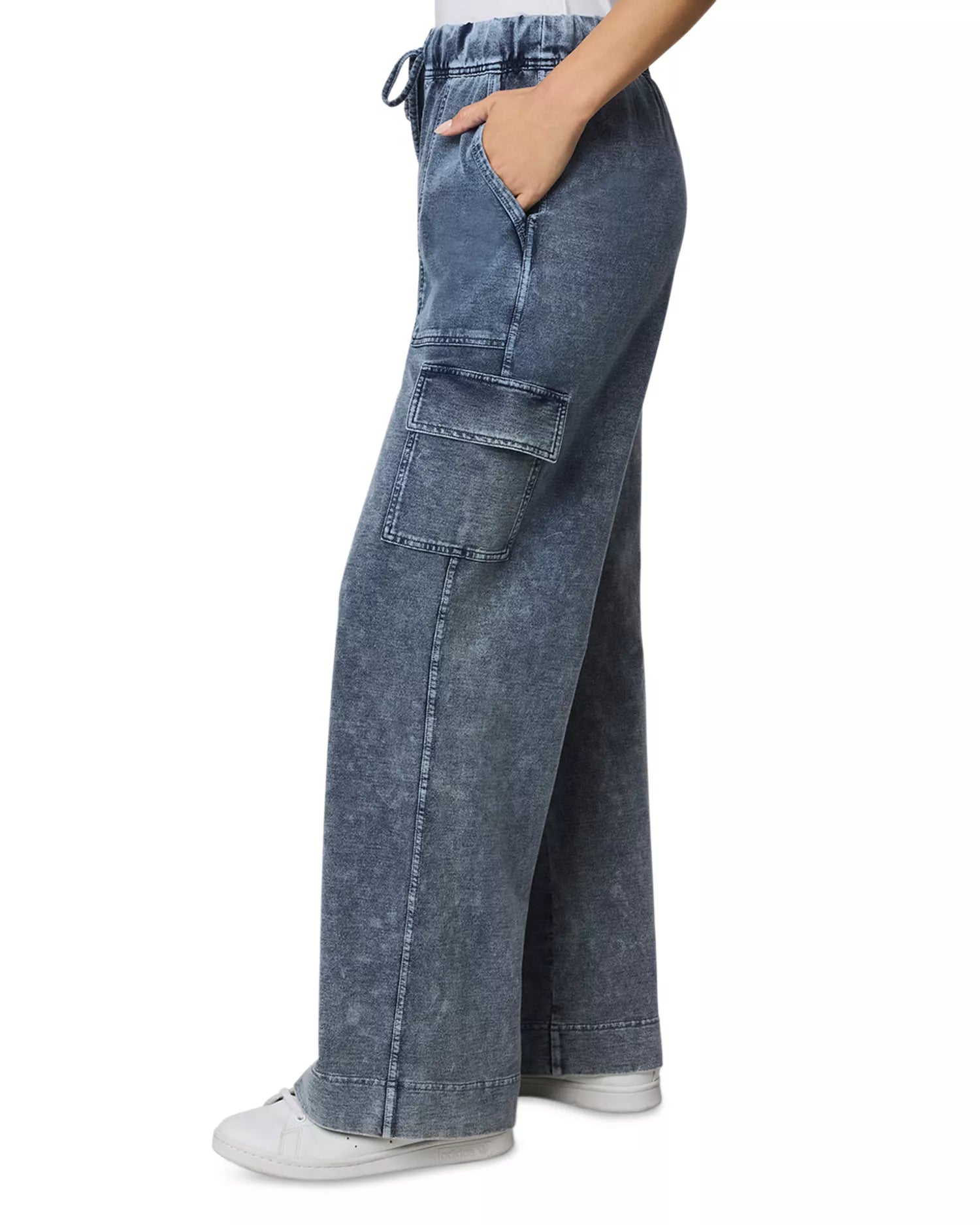 GWEN INDIGO TERRY SWEATPANT