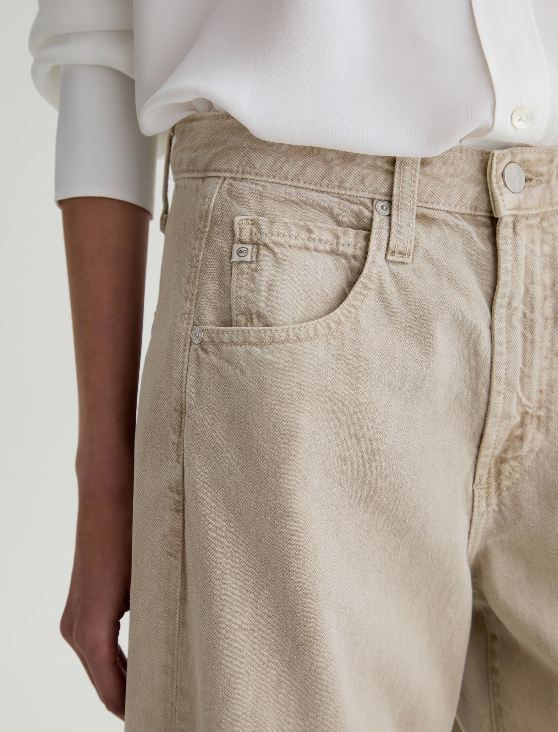 HATTIE CROP SULFUR LT TAUPE