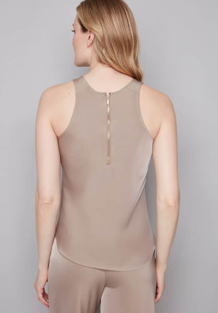 LUNA BELIZE SATIN TANK TOP