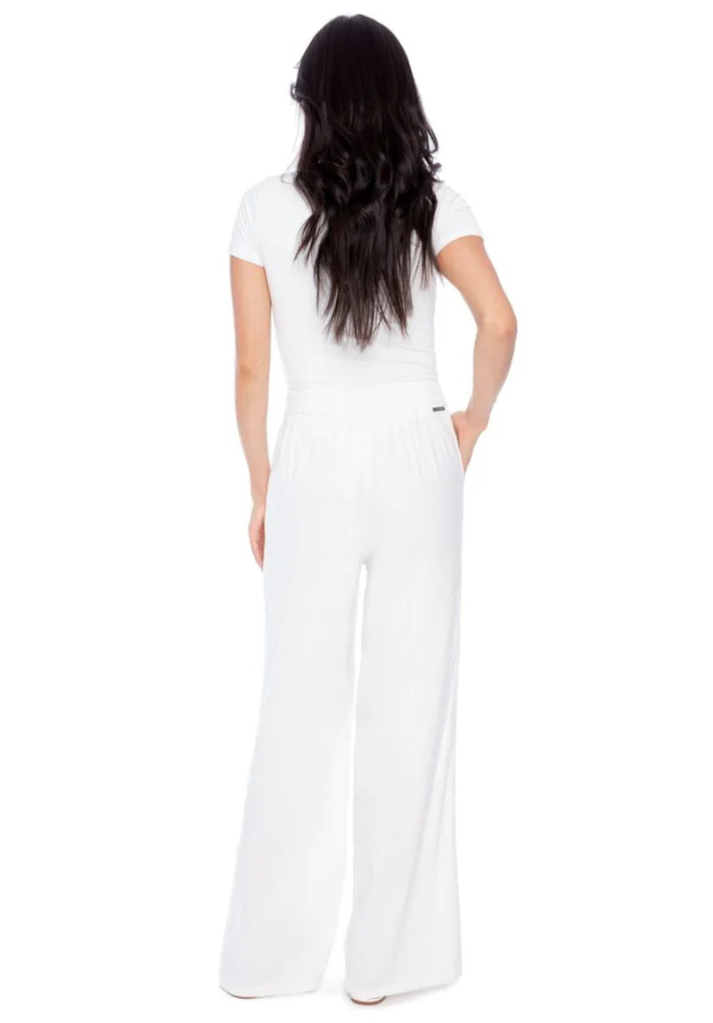 ISLA LINEN WIDE LEG PANT