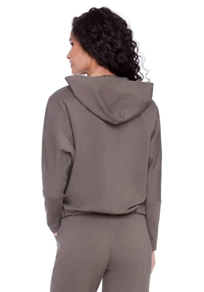 ANNIE LIGHT PONTE HOODIE