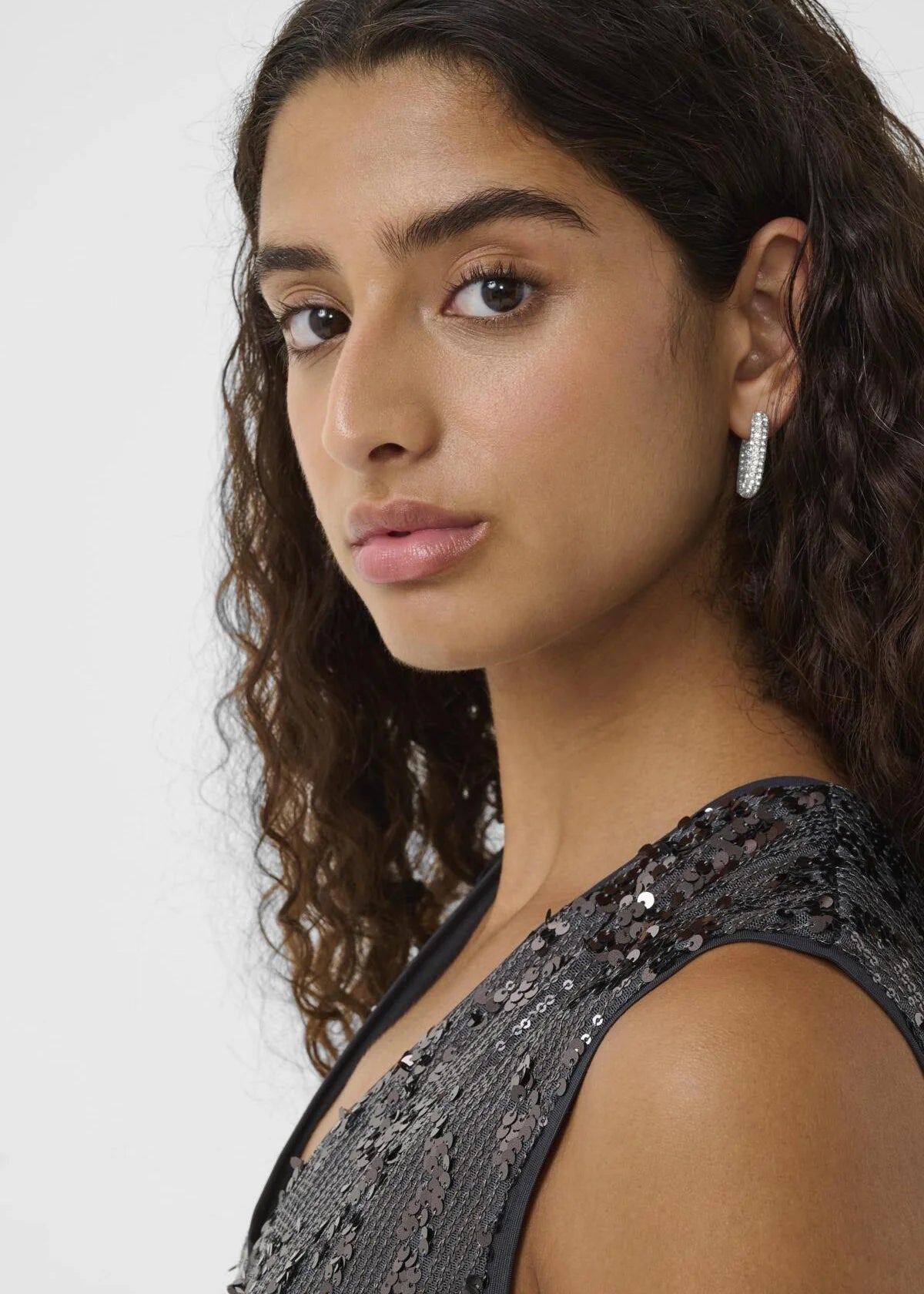 AGNES SEQUIN SM EARRINGS