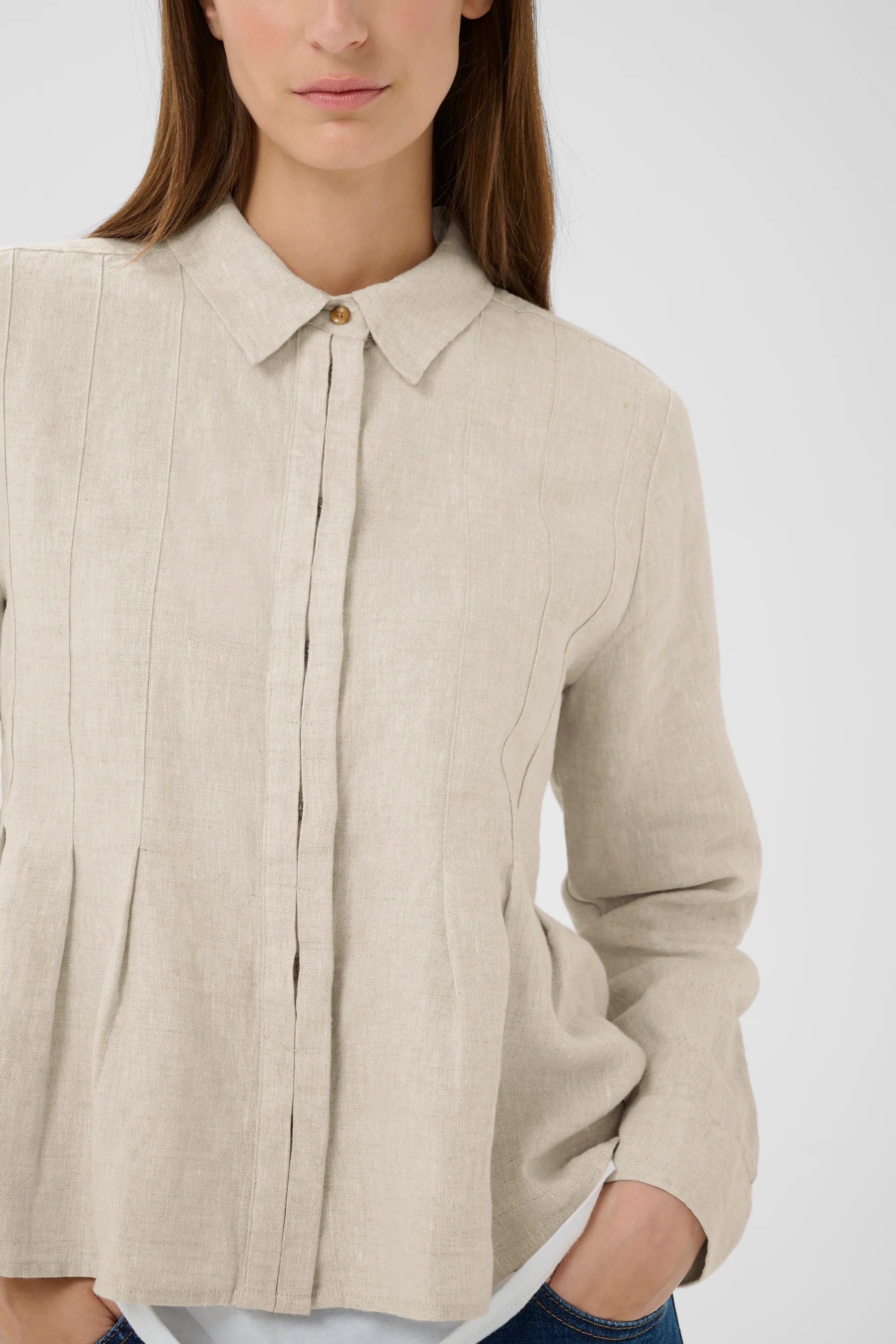 DILANA PLEATED SHIRT