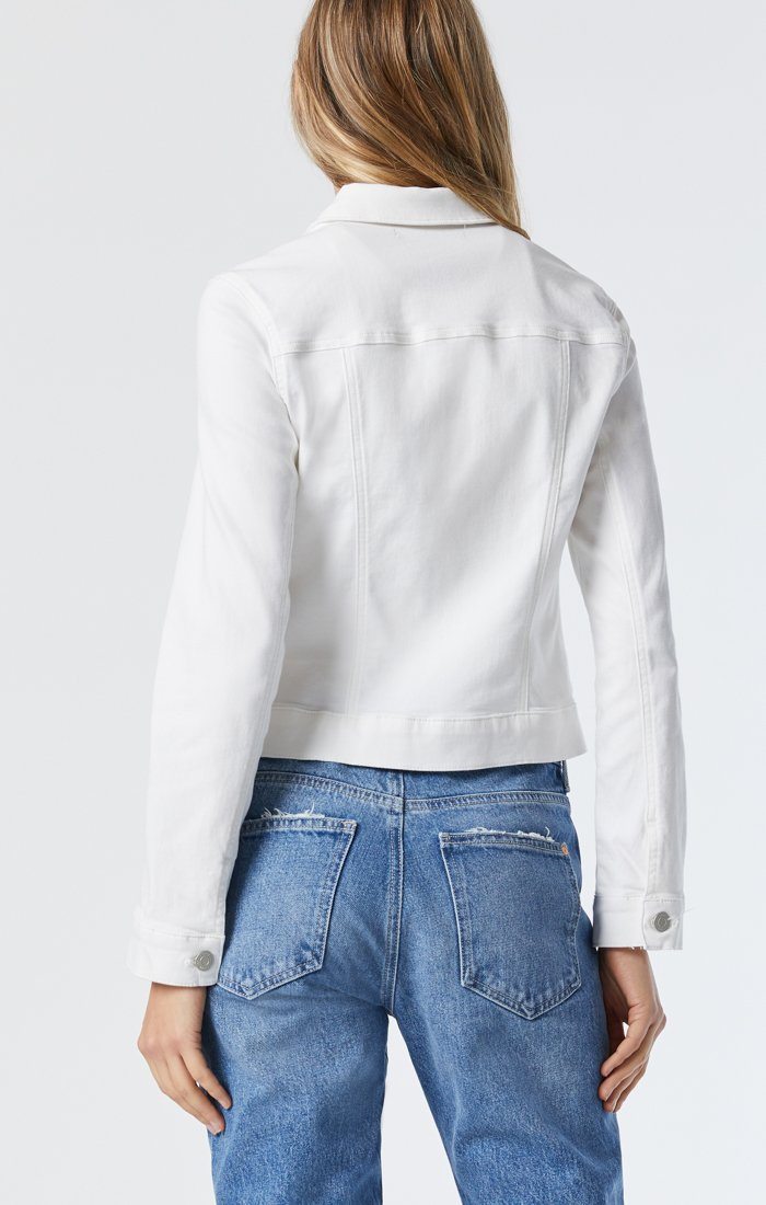 SAMANTHA DOUBLE WHITE SUPERCOFT JACKET