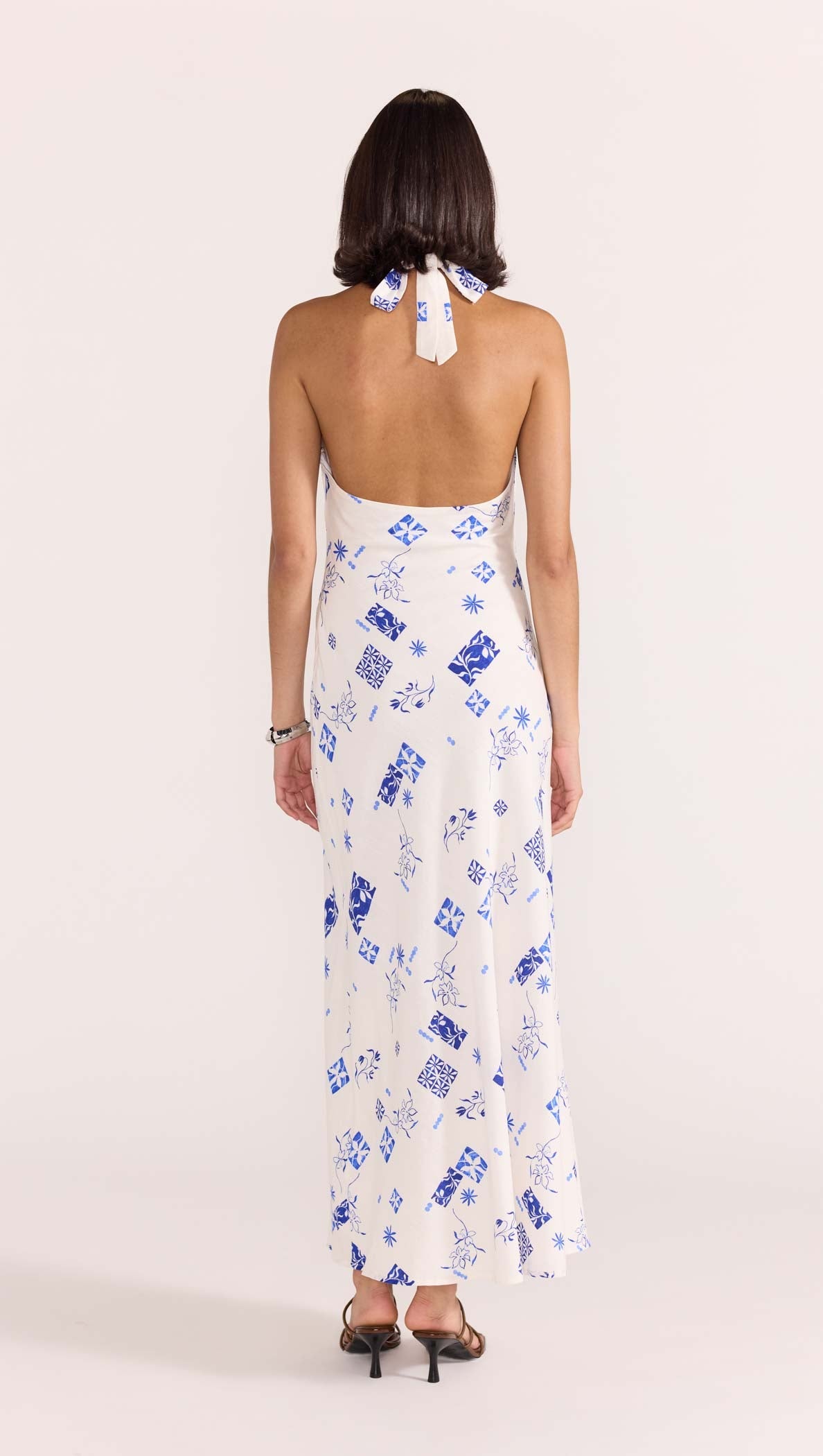 MARELLA HALTER BIAS DRESS