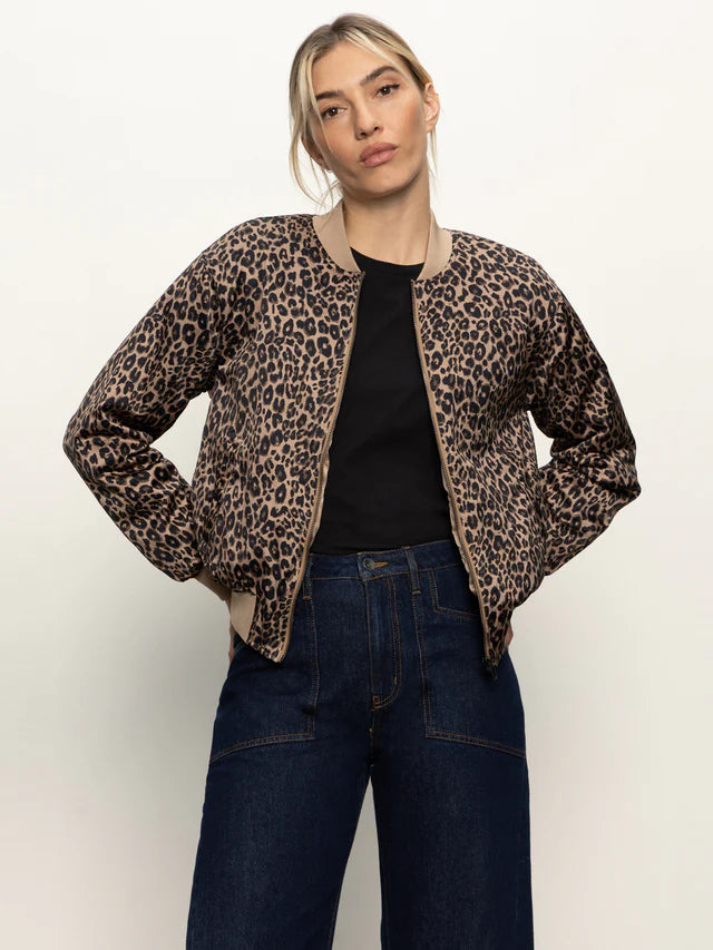 MONROE SATEEN BOMBER