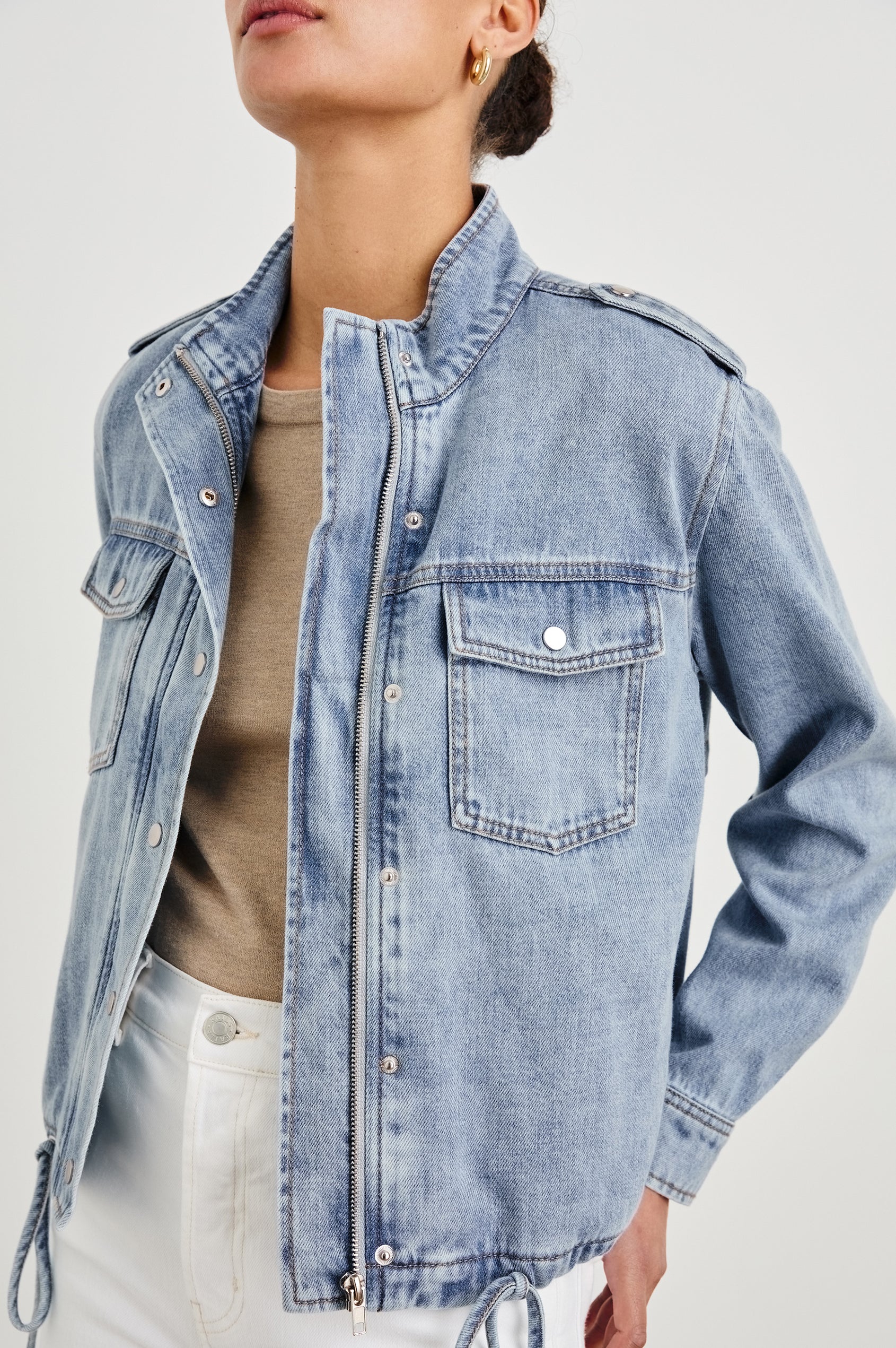 COLLINS JACKET FADED INDIGO