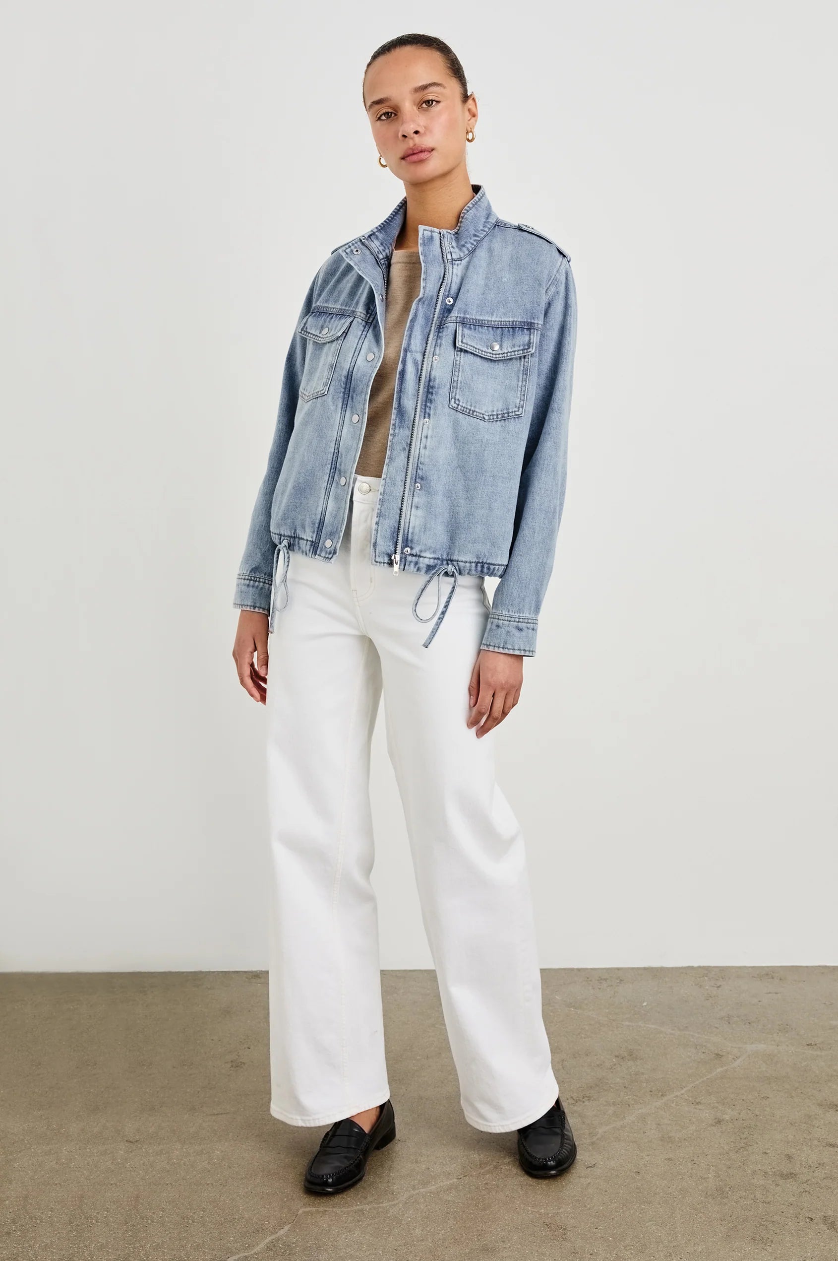 COLLINS JACKET FADED INDIGO