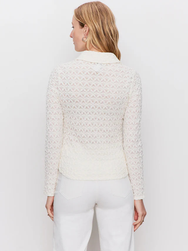 DREAMGIRL LACE BUTTON UP