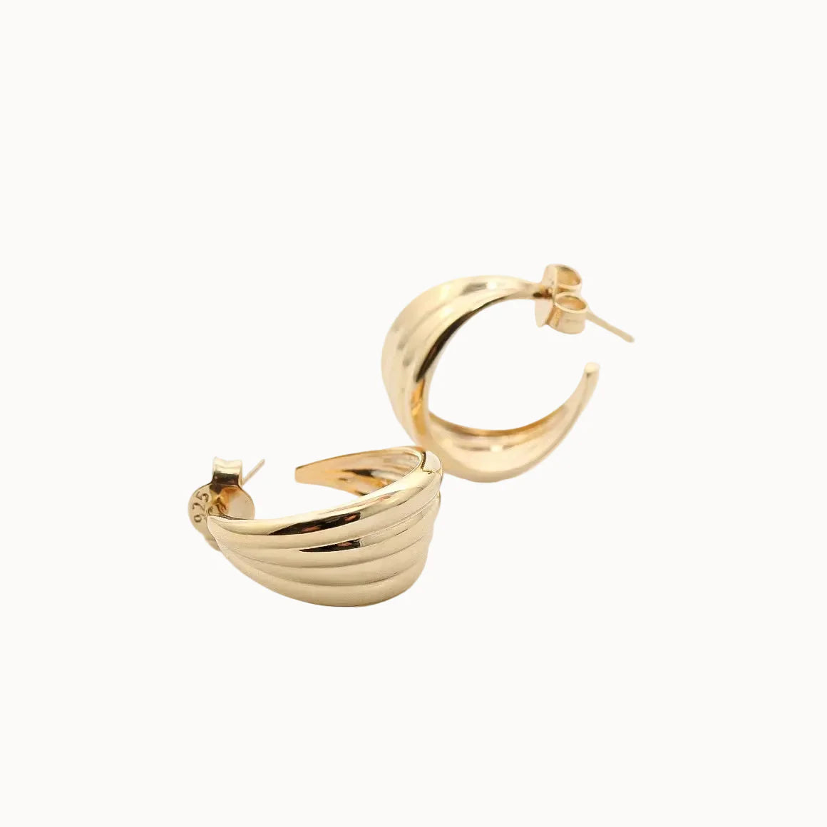 ELLE GOLD HOOPS