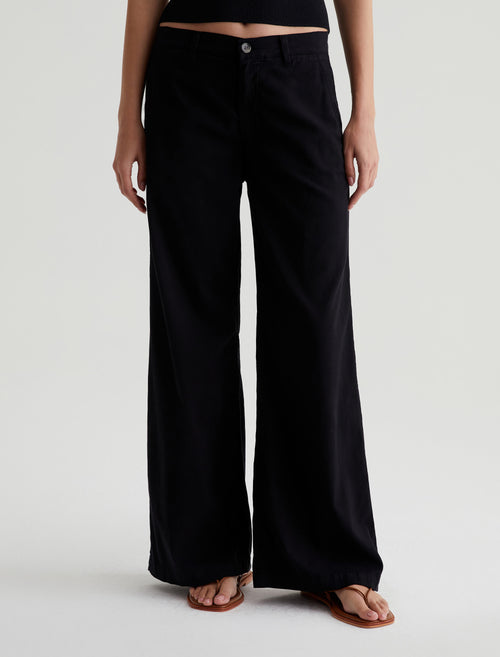 CADEN WIDE LEG SULFUR BLACK
