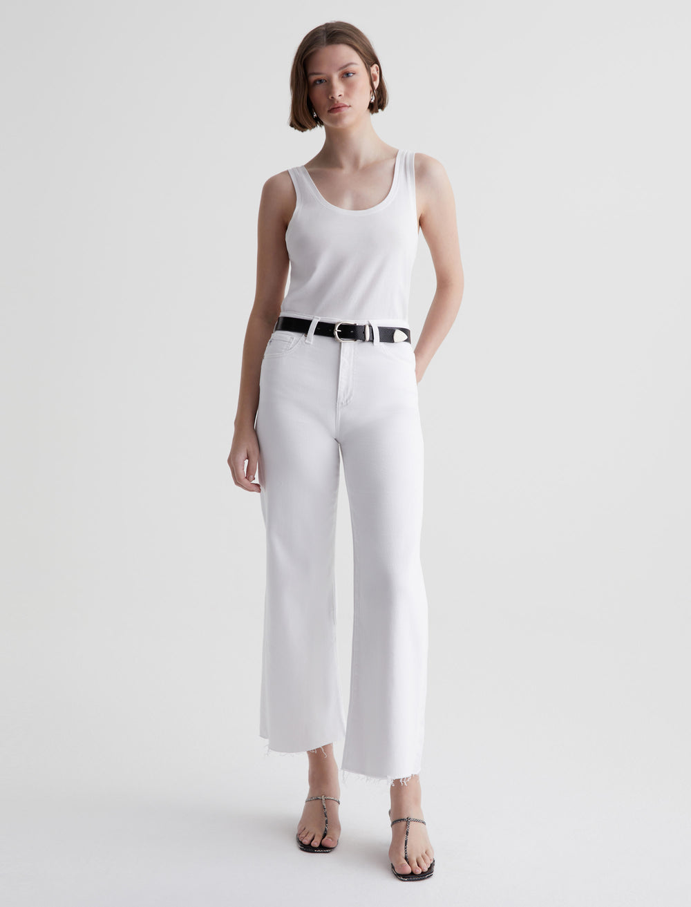 SAIGE WIDE LEG MODERN WHITE