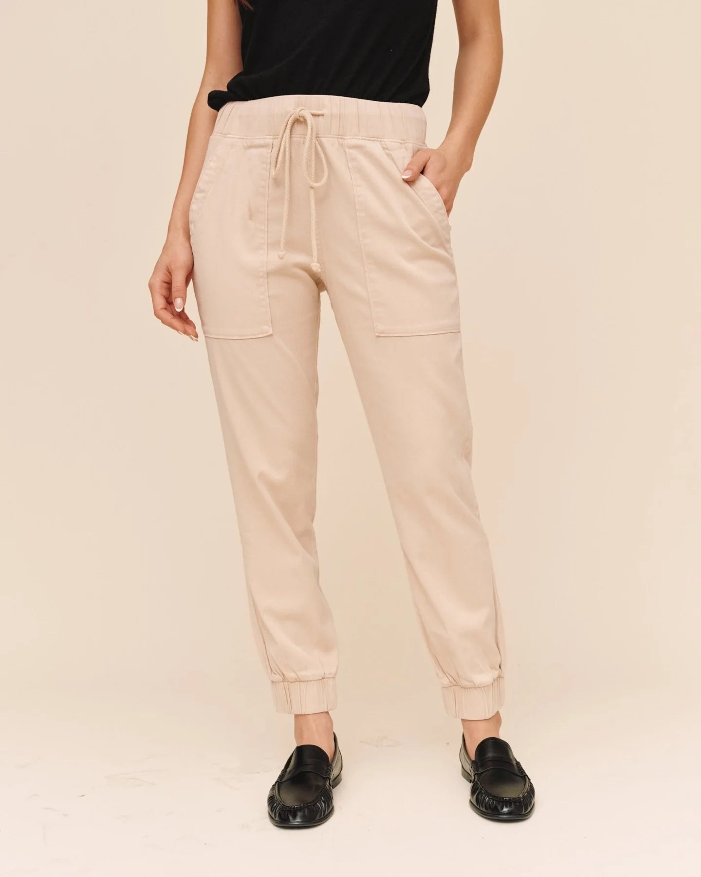 POCKET JOGGER LINEN SAND