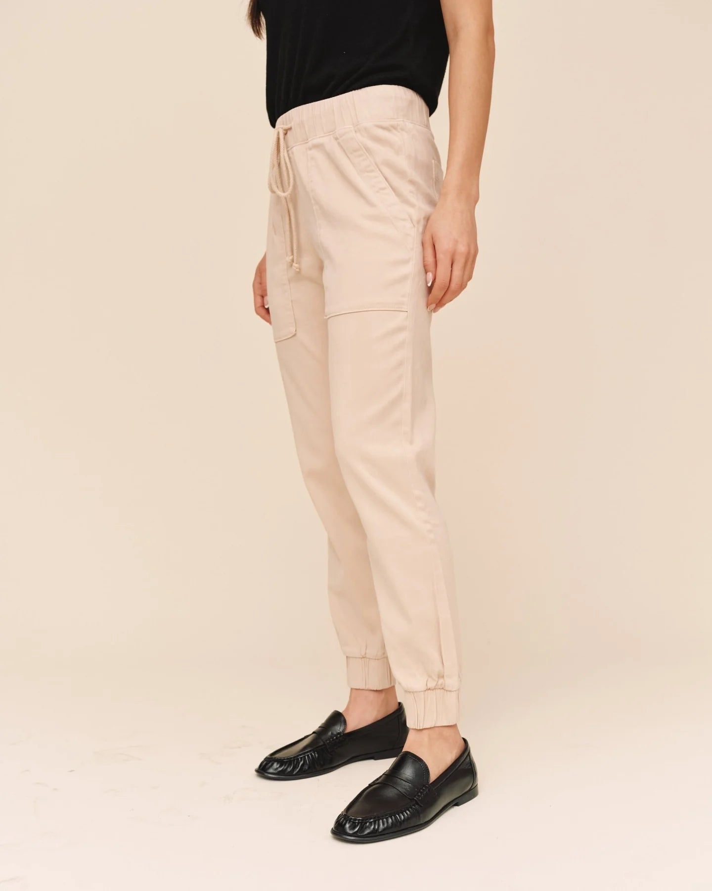 POCKET JOGGER LINEN SAND