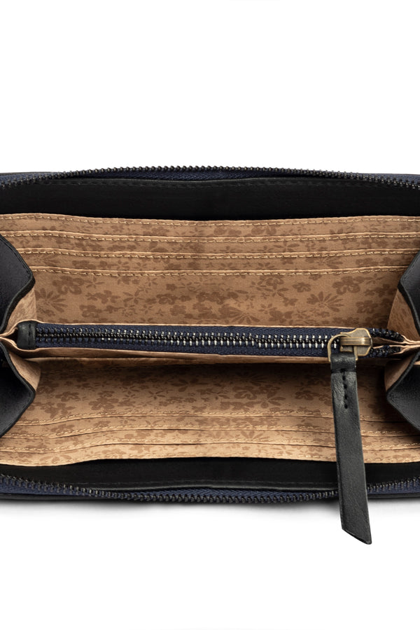 THREE FOLD WALLET CROSSBODY