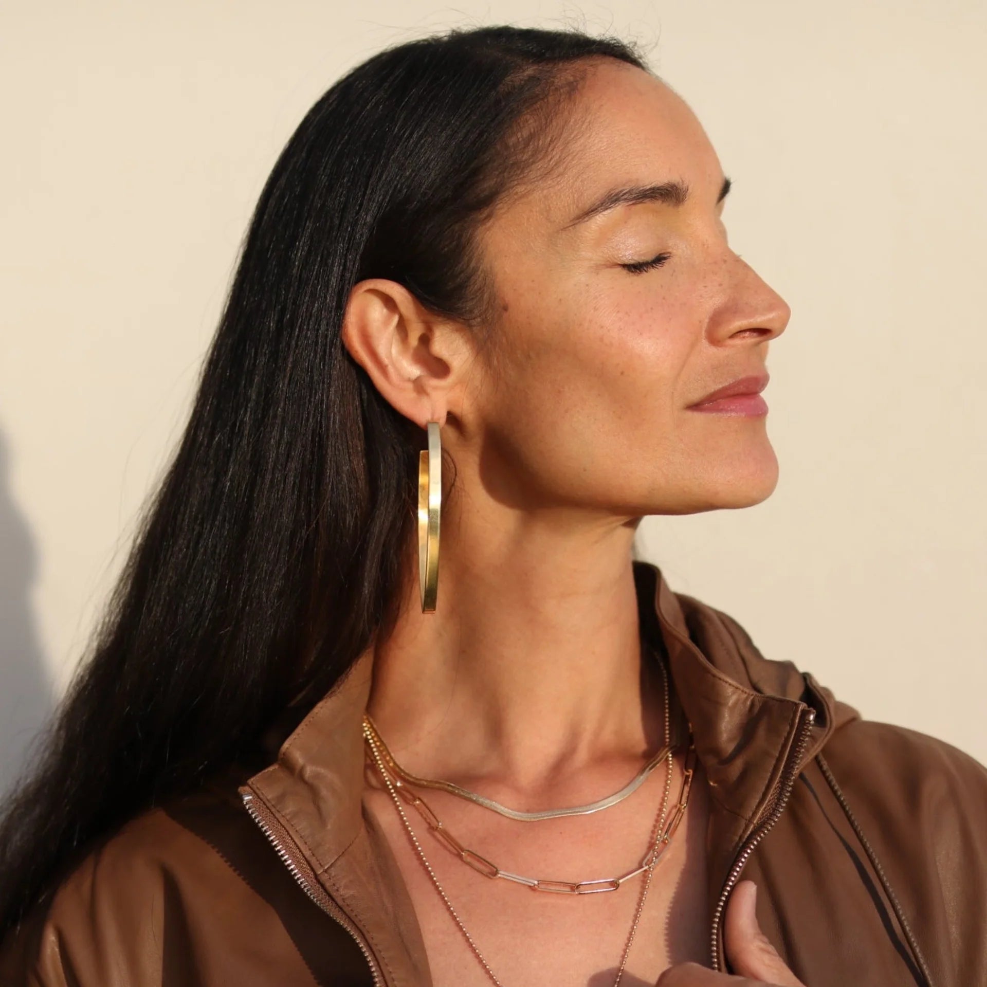 SKINNY GOLD HOOPS