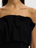 VINELLE PLEATED BANDEAU TOP