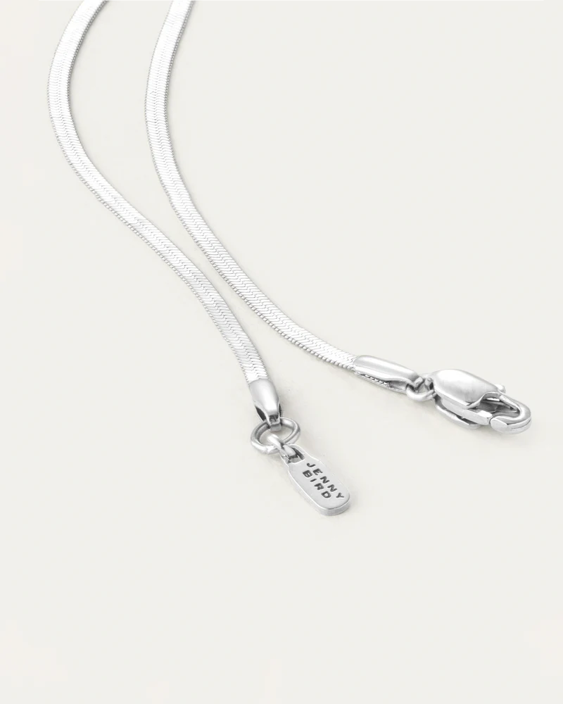 ZEINA SLIM CHAIN - RHODIUM