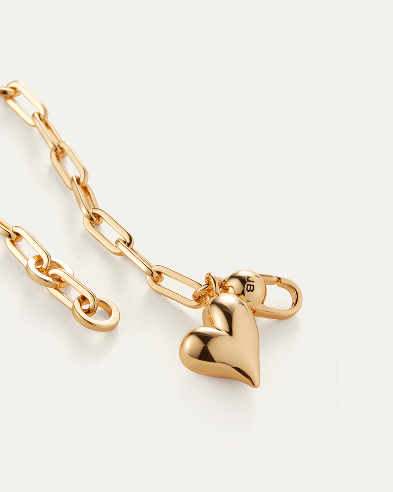 PUFFY HEART BRACELET