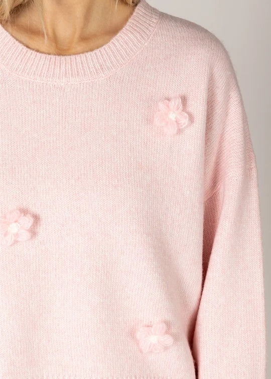 NOVELTY FLOWER SWEATER