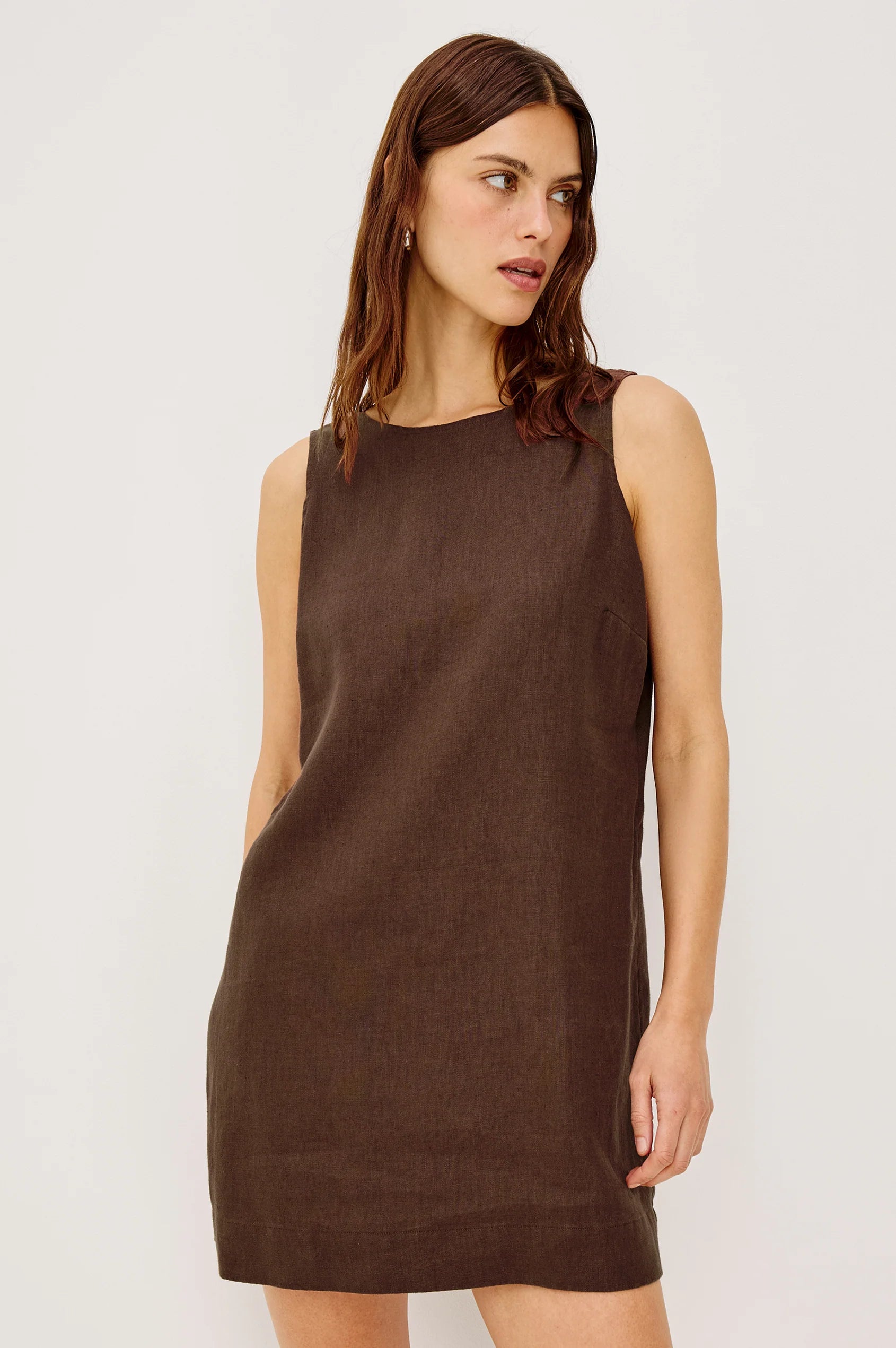 LINDSEY DRESS ESPRESSO