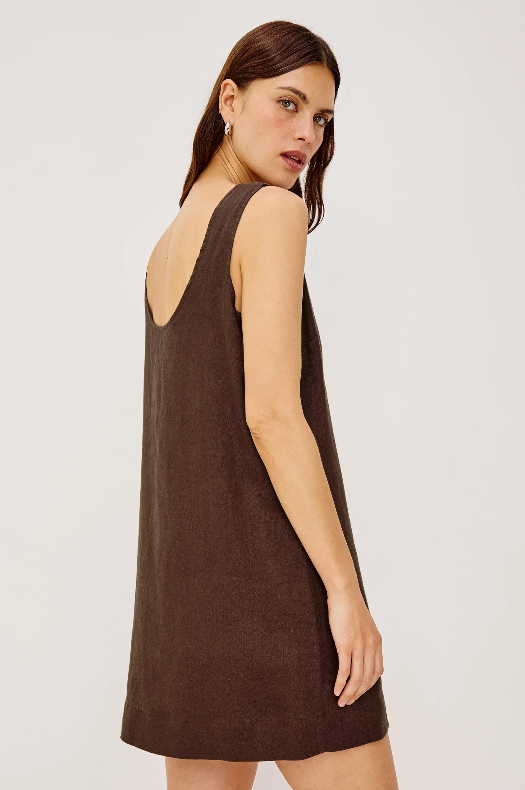 LINDSEY DRESS ESPRESSO