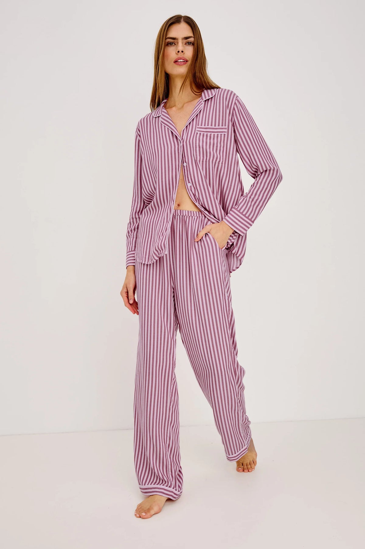LUNA PAJAMA SET PINK BLUSH