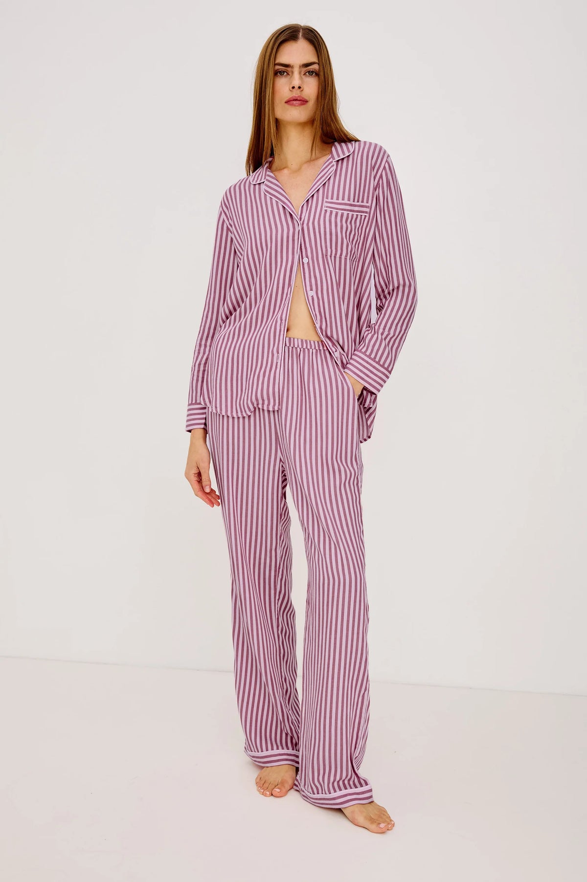 LUNA PAJAMA SET PINK BLUSH