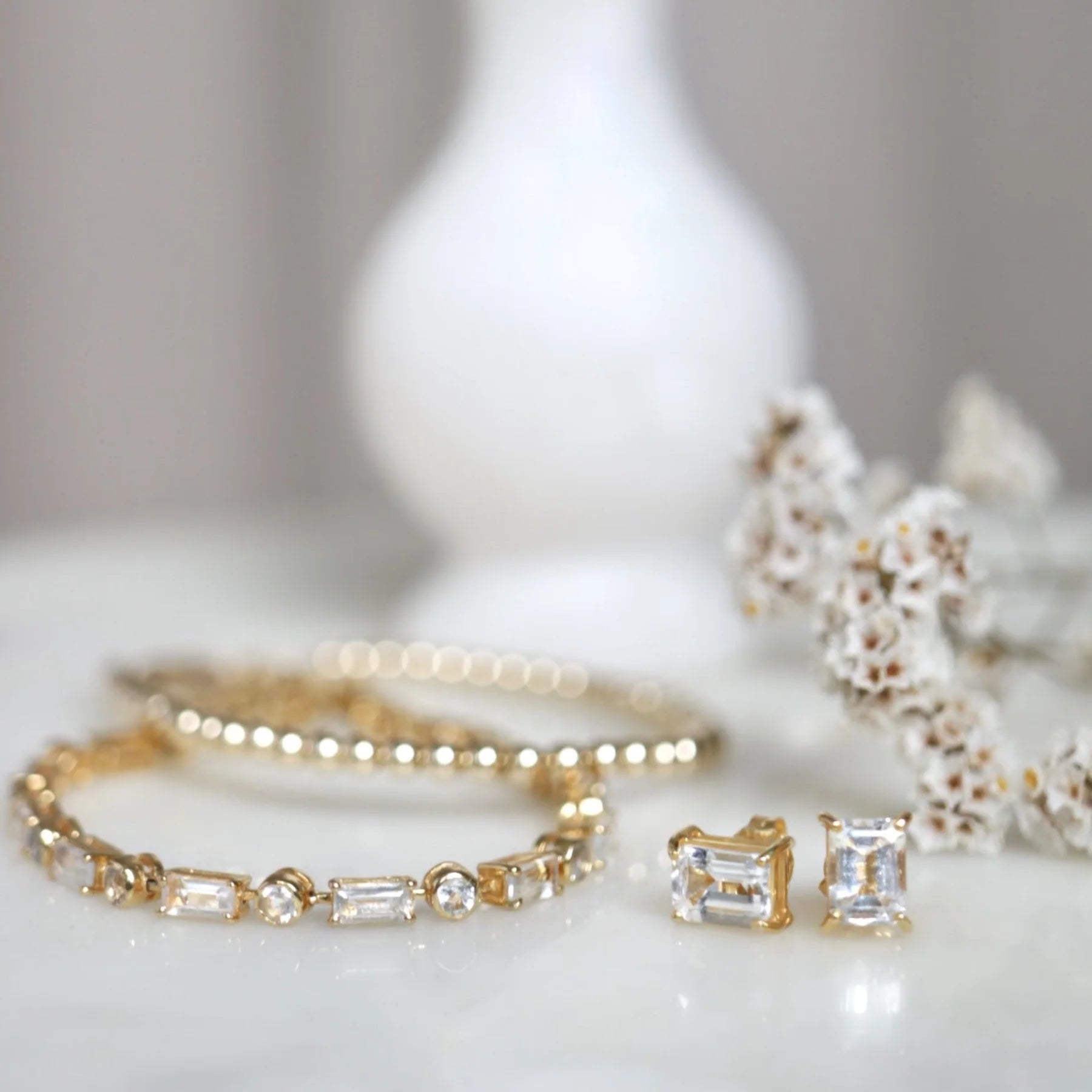 BAGUETTE SOLO MINI EARRINGS