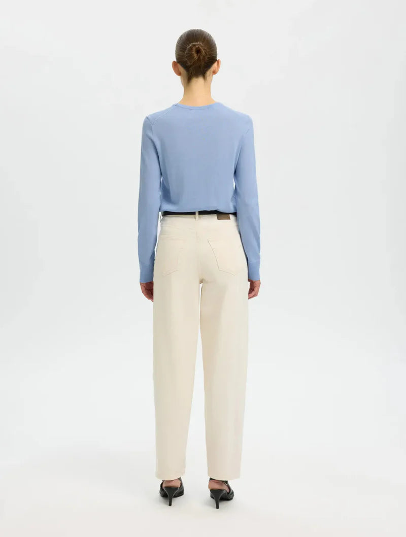 THEA LS KNIT MERINO O NECK