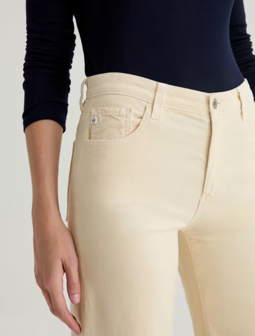 SAIGE WIDE LEG CROP OPAL STONE