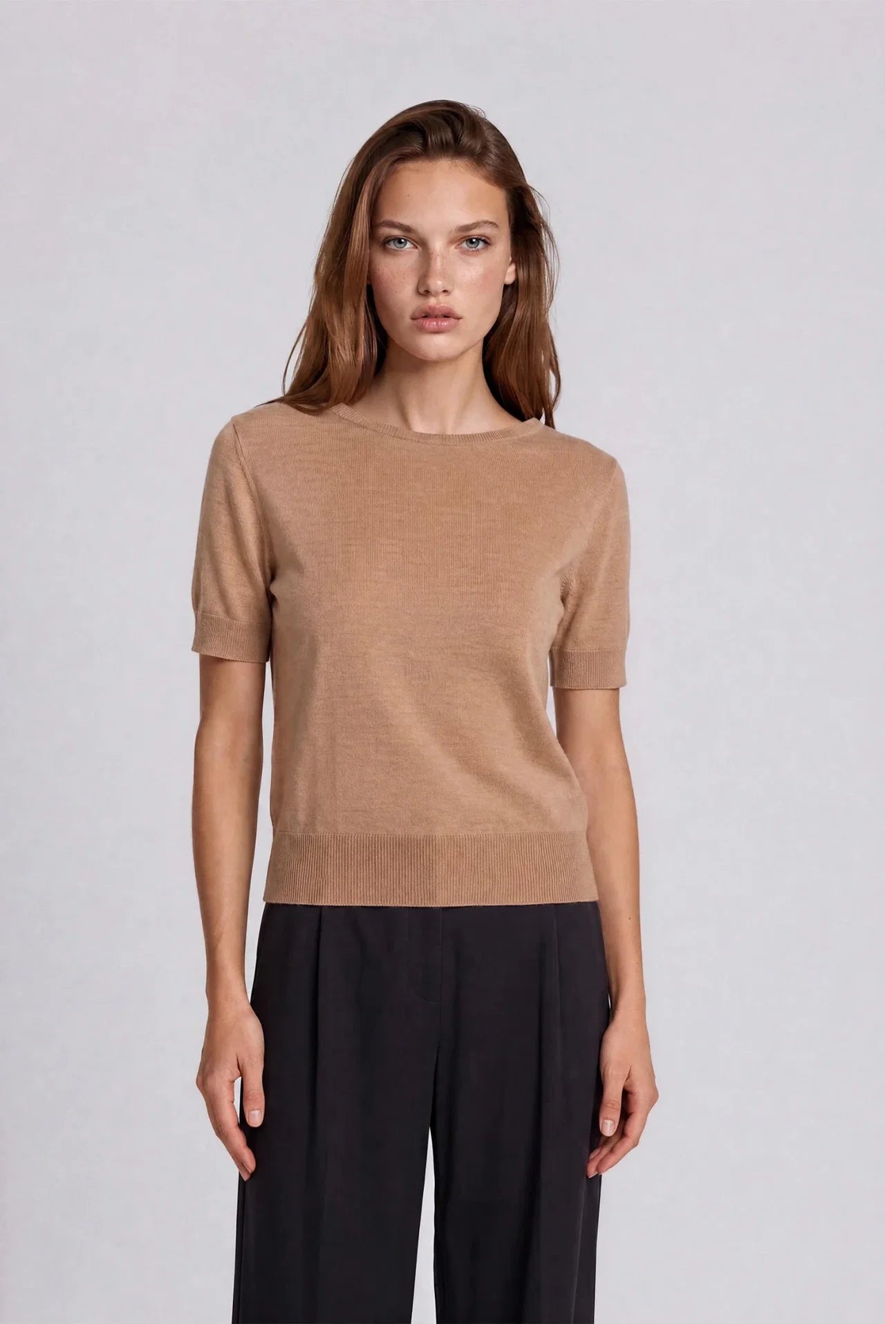 24/7 KNIT T-SHIRT OAKWOOD