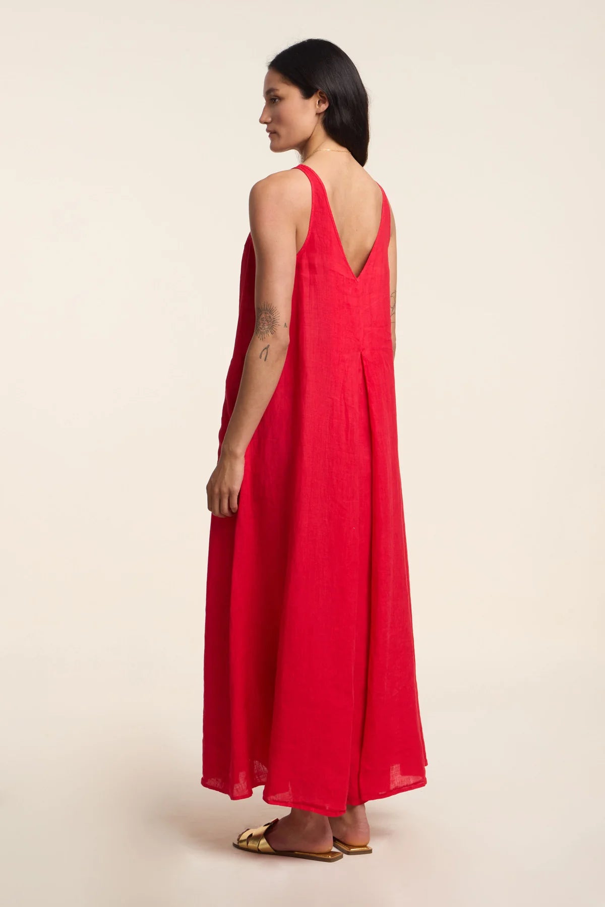 RETA LINEN DRESS