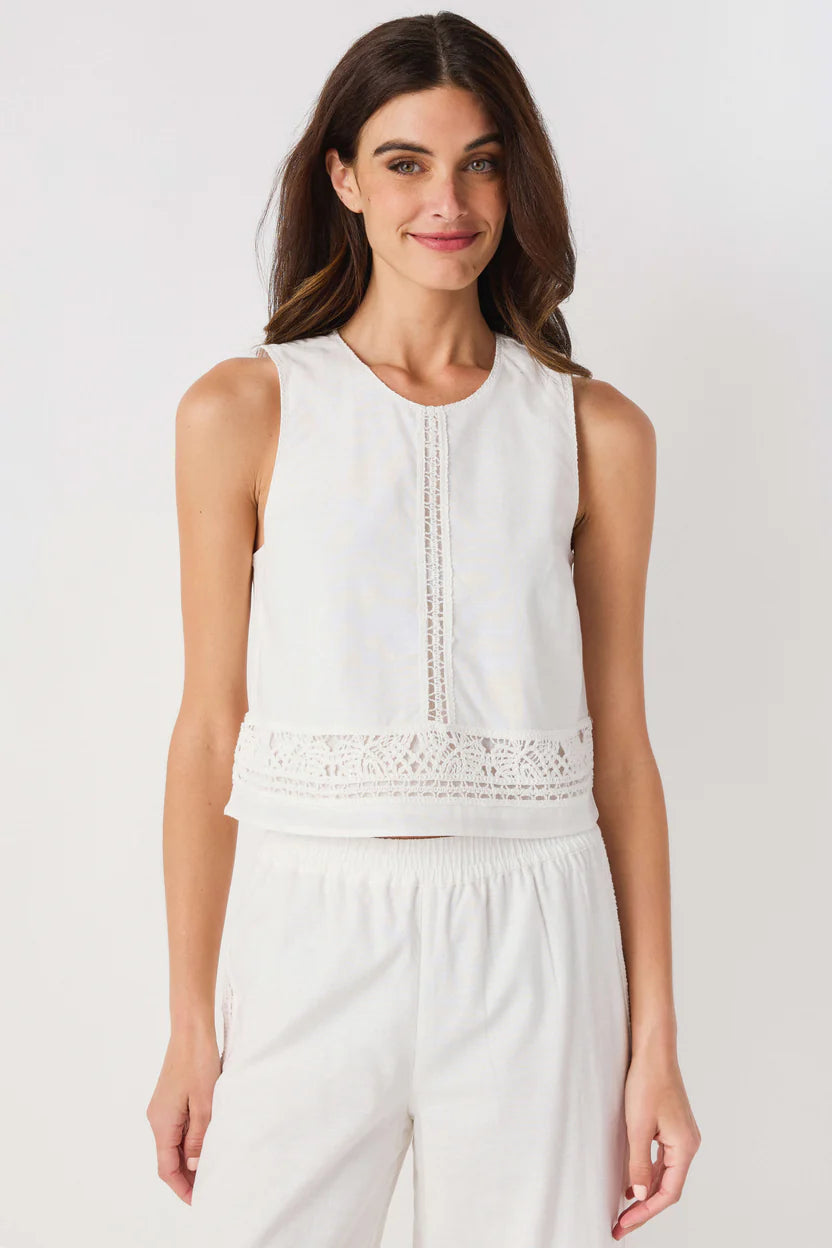 SLOANE EMBROIDERED TOP