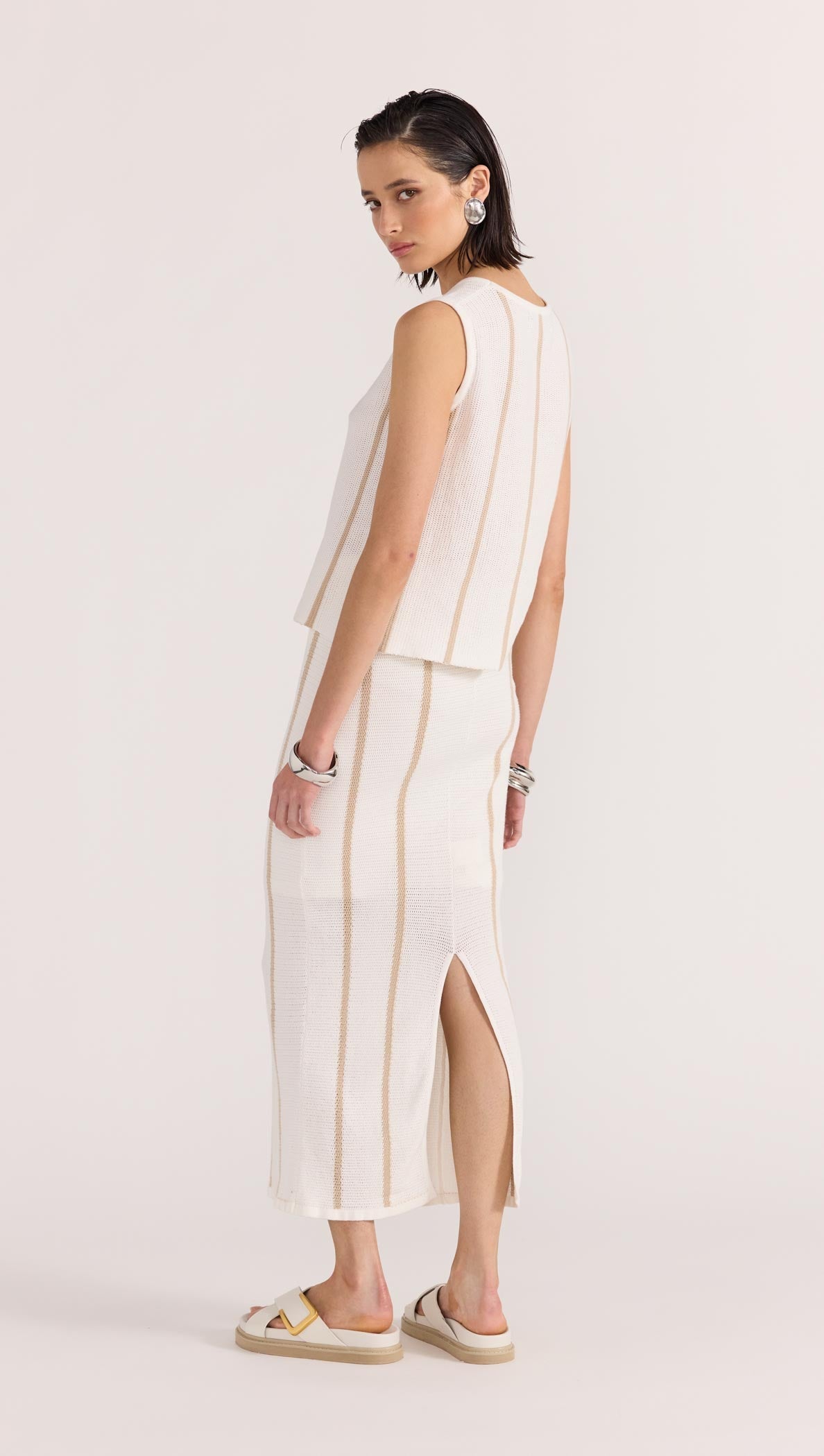 ALLEGRA KNIT MIDI SKIRT