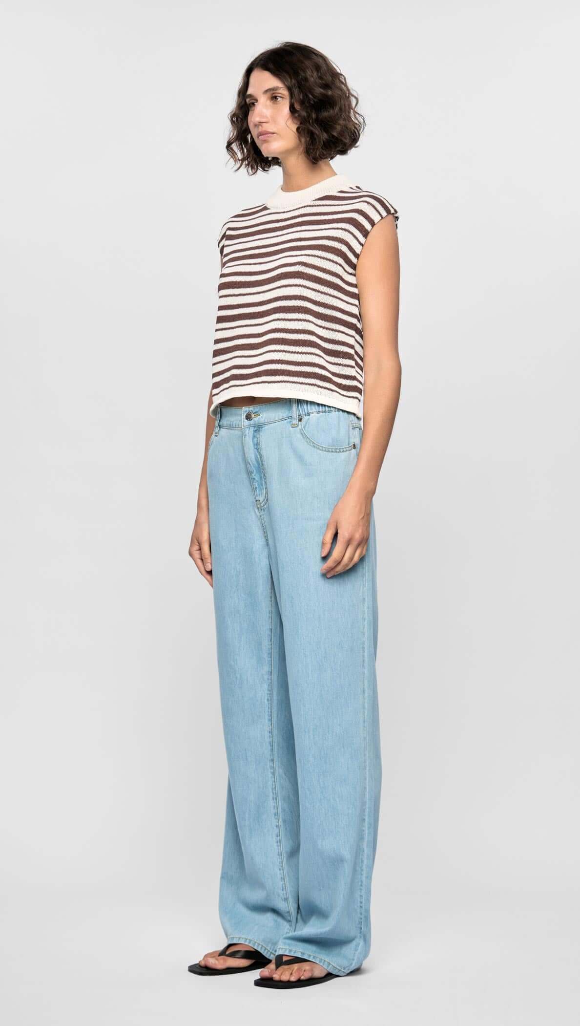 PALMER STRIPE KNIT TANK