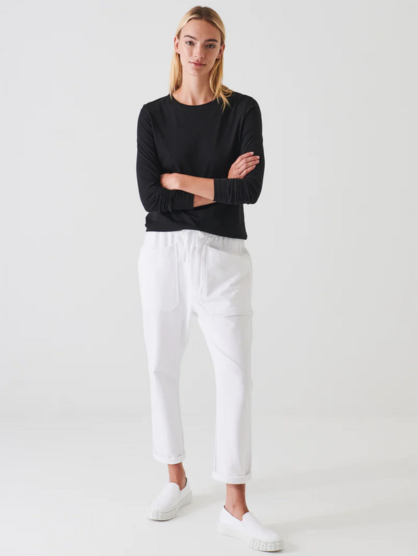 PIMA LONG SLEEVE COTTON TOP