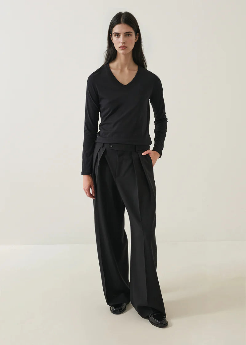 LS PIMA CLASSIC FIT VNECK