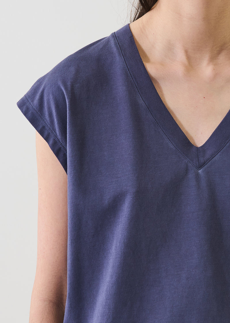 SS ICONIC SUBLIME V DOLMAN TEE INDIGO