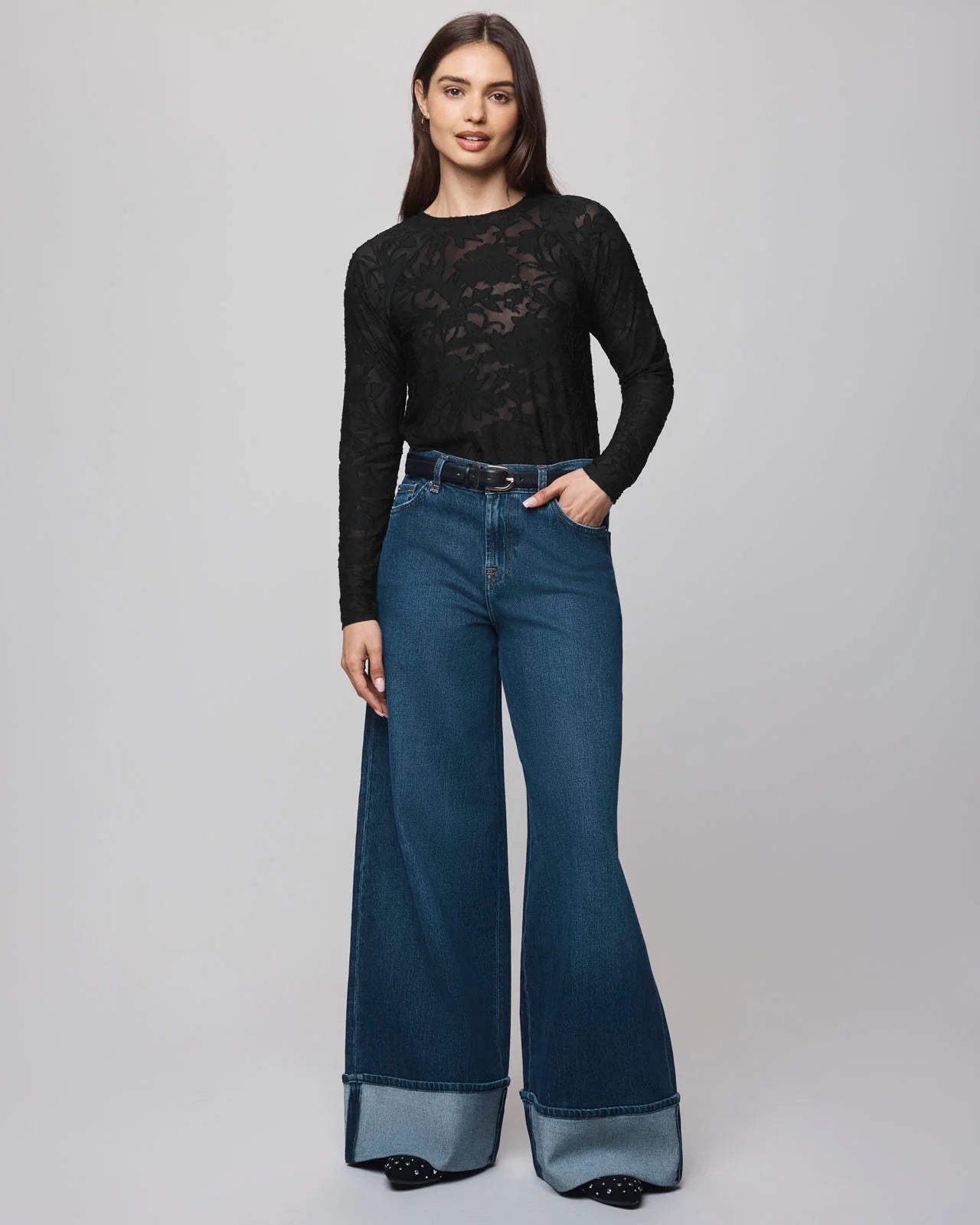 CECELIA FLORAL LONG SLEEVE TEE