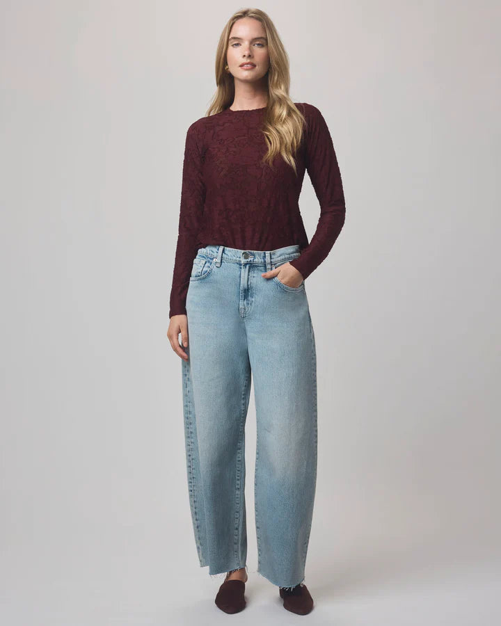 CECELIA FLORAL LONG SLEEVE TEE