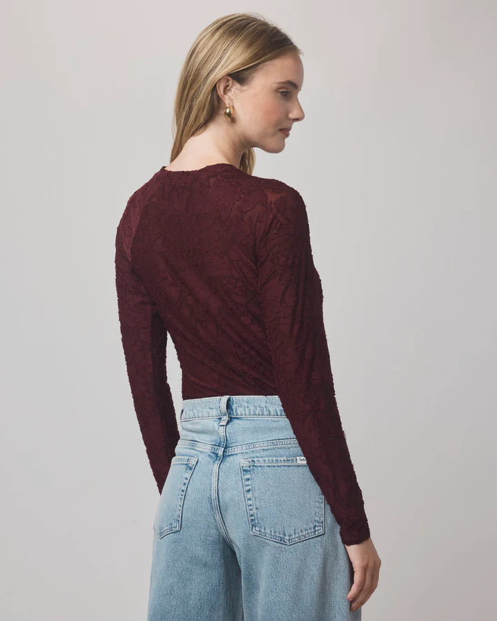 CECELIA FLORAL LONG SLEEVE TEE