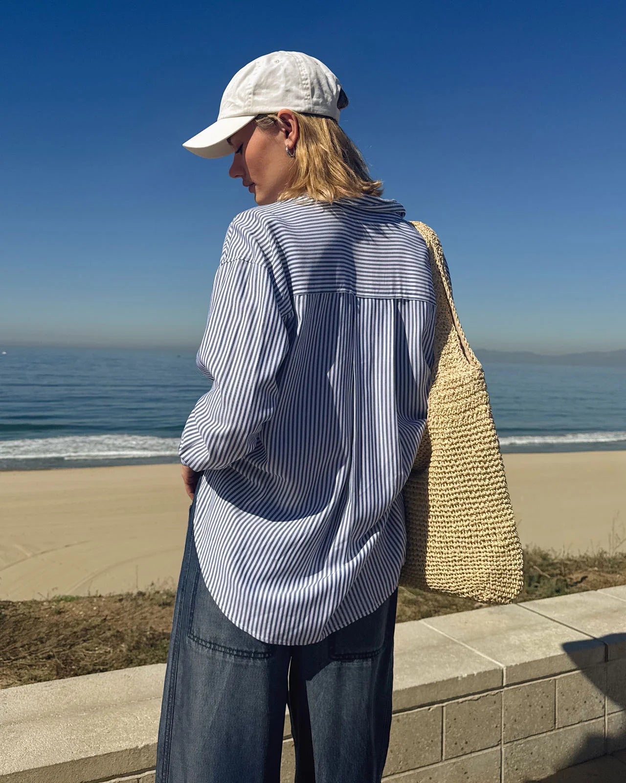 ELLA STRIPE BUTTON DOWN