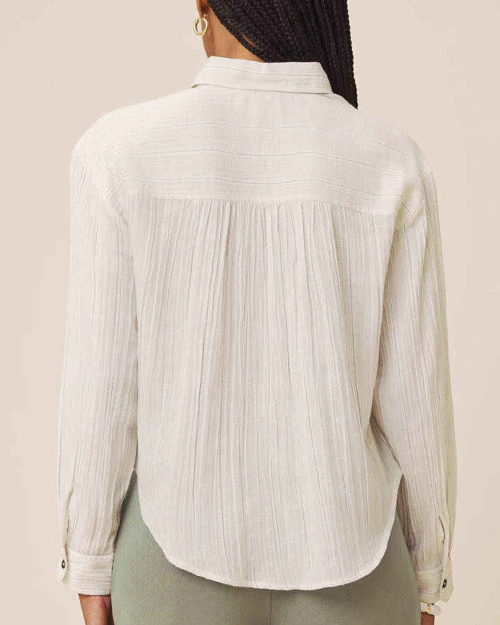 JAYLEI STRIPE BUTTON DOWN
