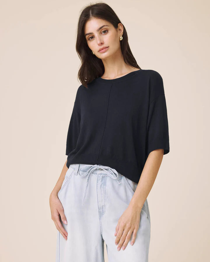 ERICA SHORT SLEEVE SWEATER