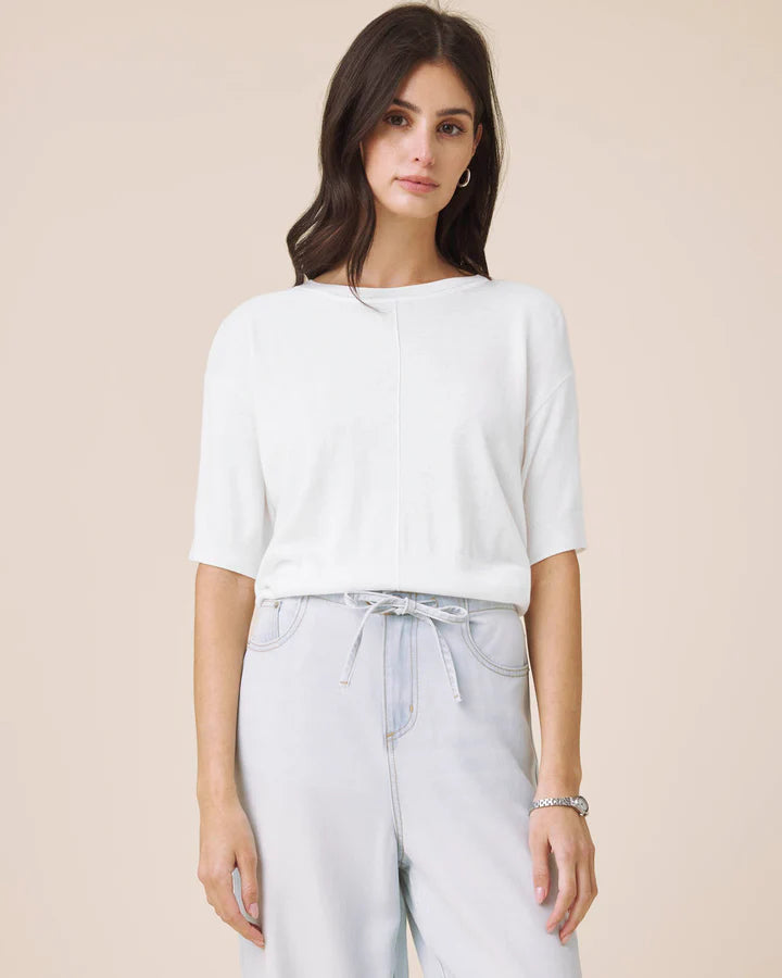 ERICA SHORT SLEEVE SWEATER