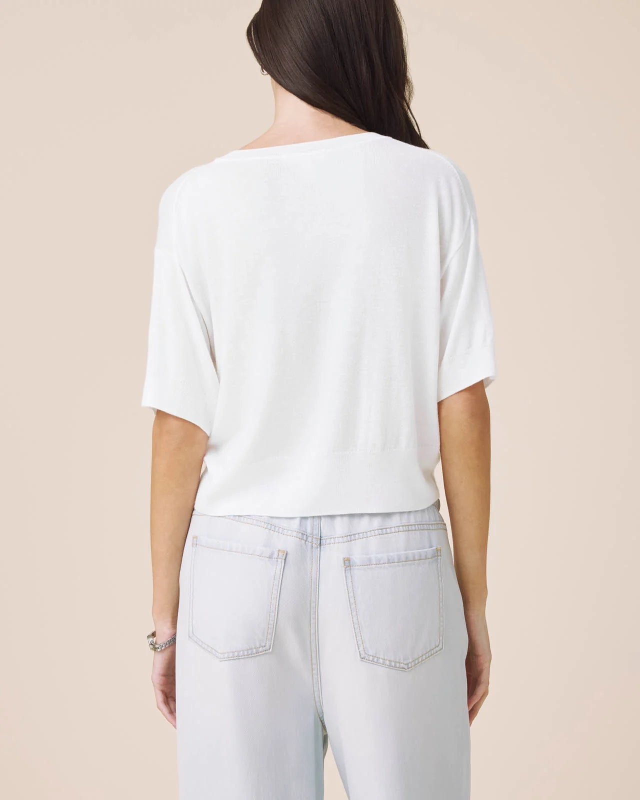 ERICA SHORT SLEEVE SWEATER