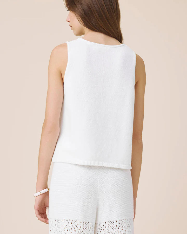 BECKHAM CROCHET SWEATER TANK
